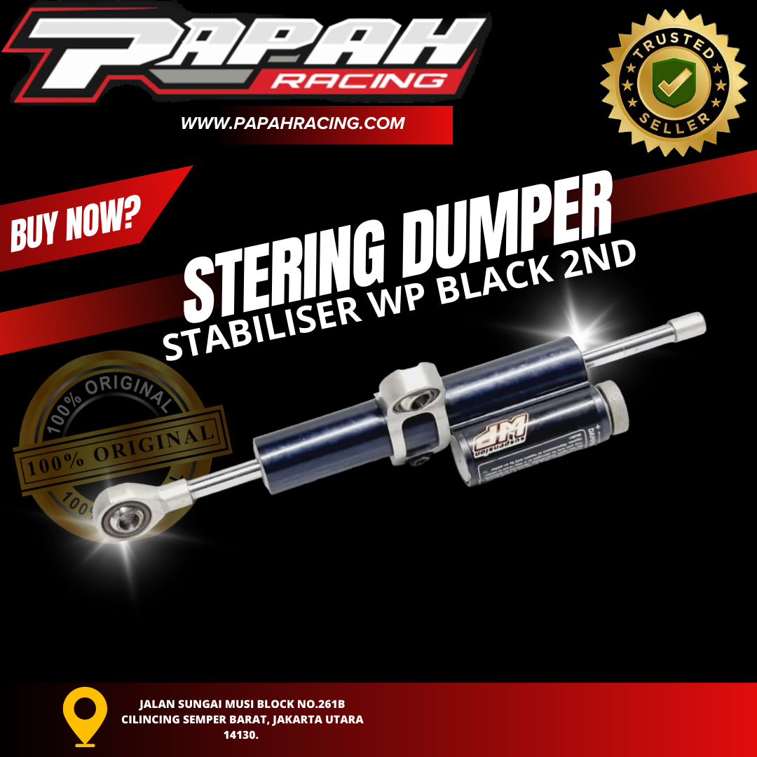 STERING DUMPER STABILISER WP BLACK 2ND